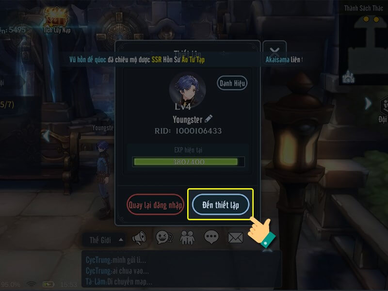 Cách nhận code đấu la VNG mới nhất bước 2