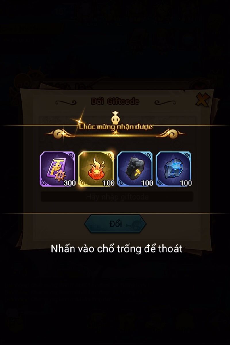 Cách nhận code Hải Tặc Bá Vương mới nhất nhận thưởng