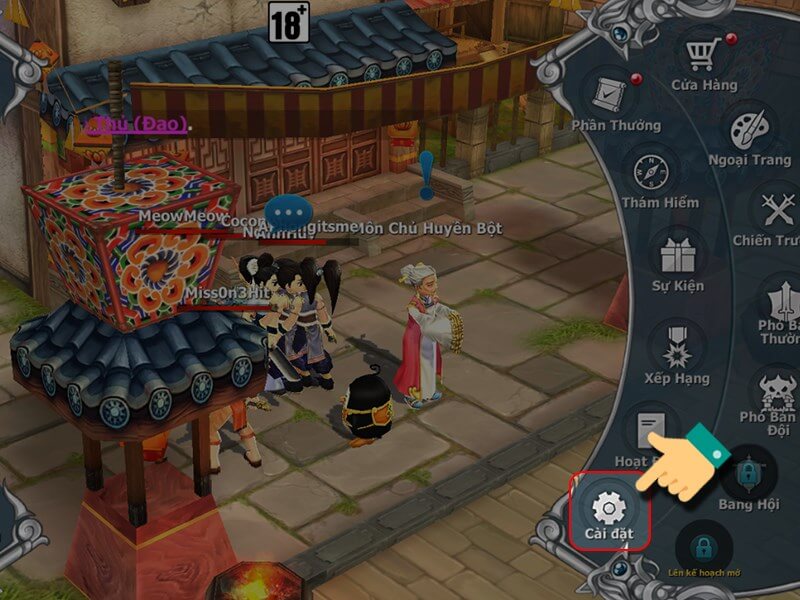 Cách nhận code Hiệp Khách Mobile bước 2