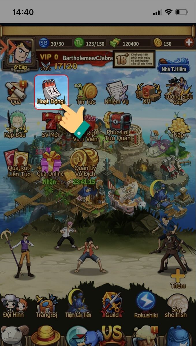 Code vua hải tặc cmn mới nhất 2026 cách nhập code 1