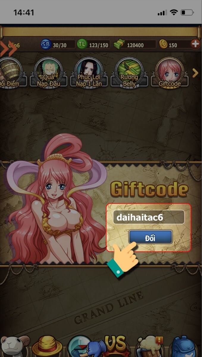 Code vua hải tặc cmn mới nhất 2026 cách nhập code 3