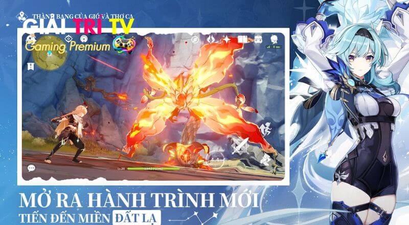 Điều khiển và chiến đấu Genshin Impact