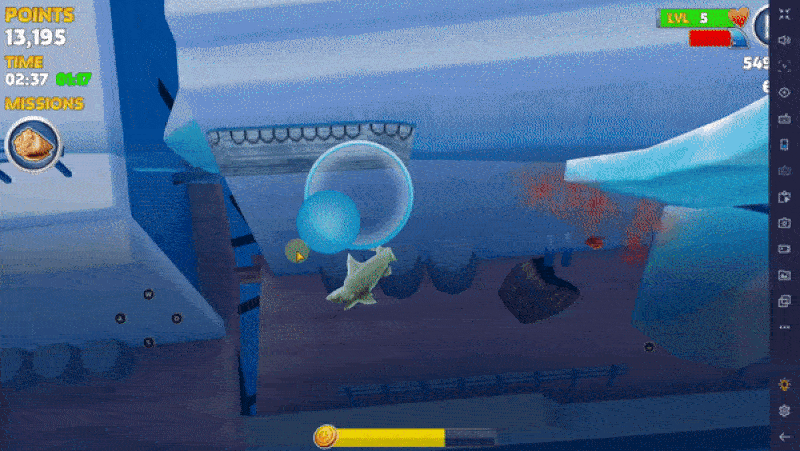 Lối chơi game Hungry Shark Evolution