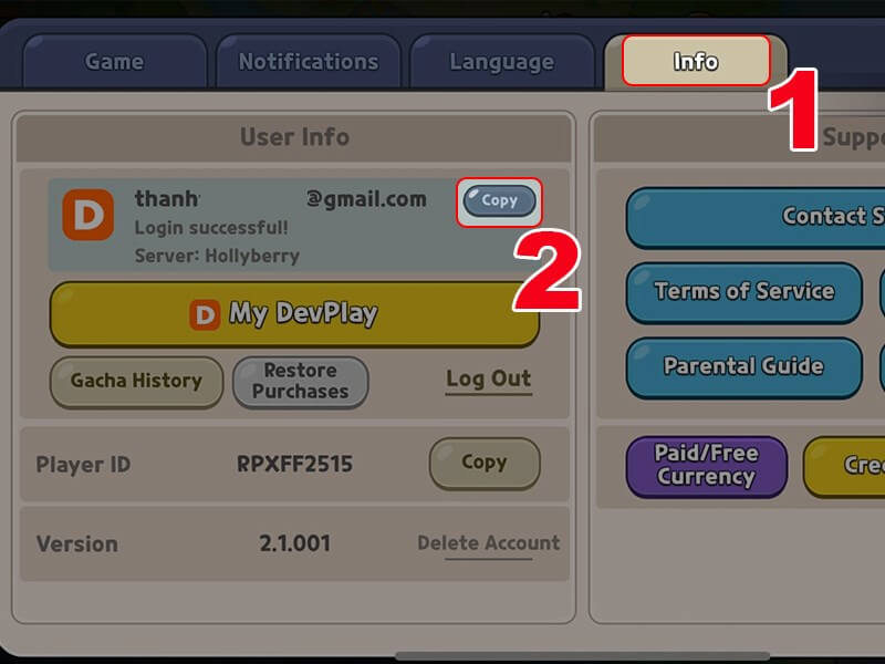 Nhận code cookie run kingdom mới nhất bước 3