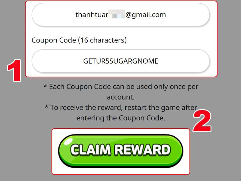 Nhận code cookie run kingdom mới nhất bước 4_1