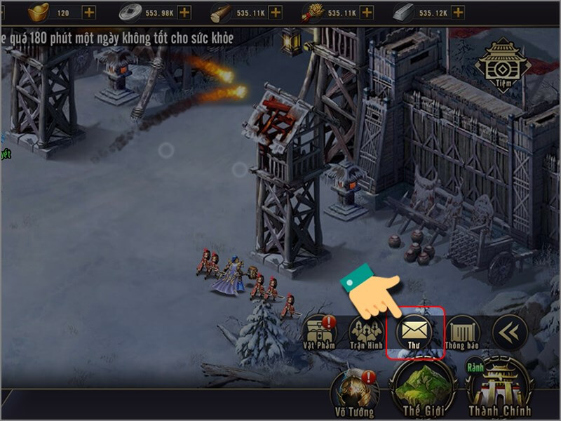 Nhận code Tân Tam Quốc mới nhất vào hòm thư