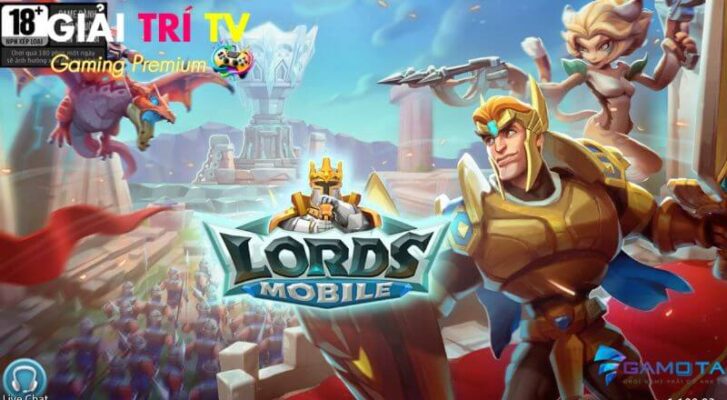 Lords Mobile Gamota – Game chiến thuật thời gian thực nổi bật