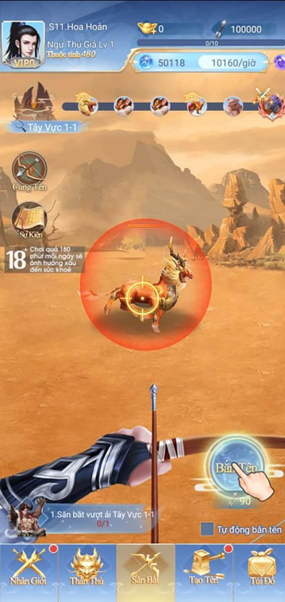 Săn Thần Thú trong Vạn Cổ Linh Thú