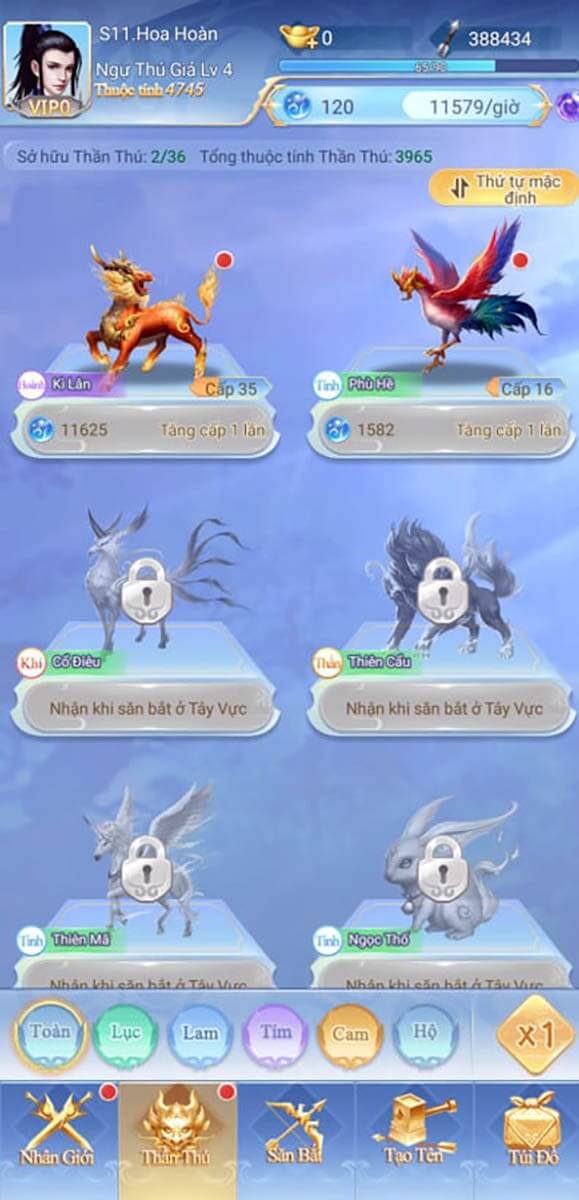 Thần Thú trong Vạn Cổ Linh Thú